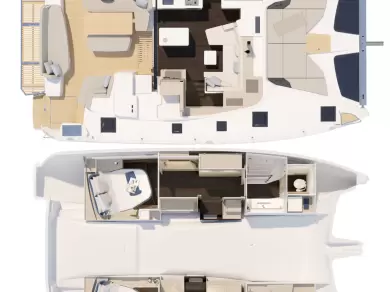 Pronájem Katamarán Fountaine Pajot s licencí