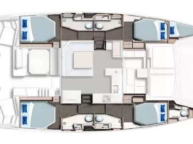 Pronájem Katamarán Leopard Catamarans / Robertson & Caine s licencí