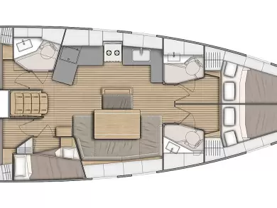 Pronajmout si Bénéteau Oceanis 46.1 v Can Pastilla