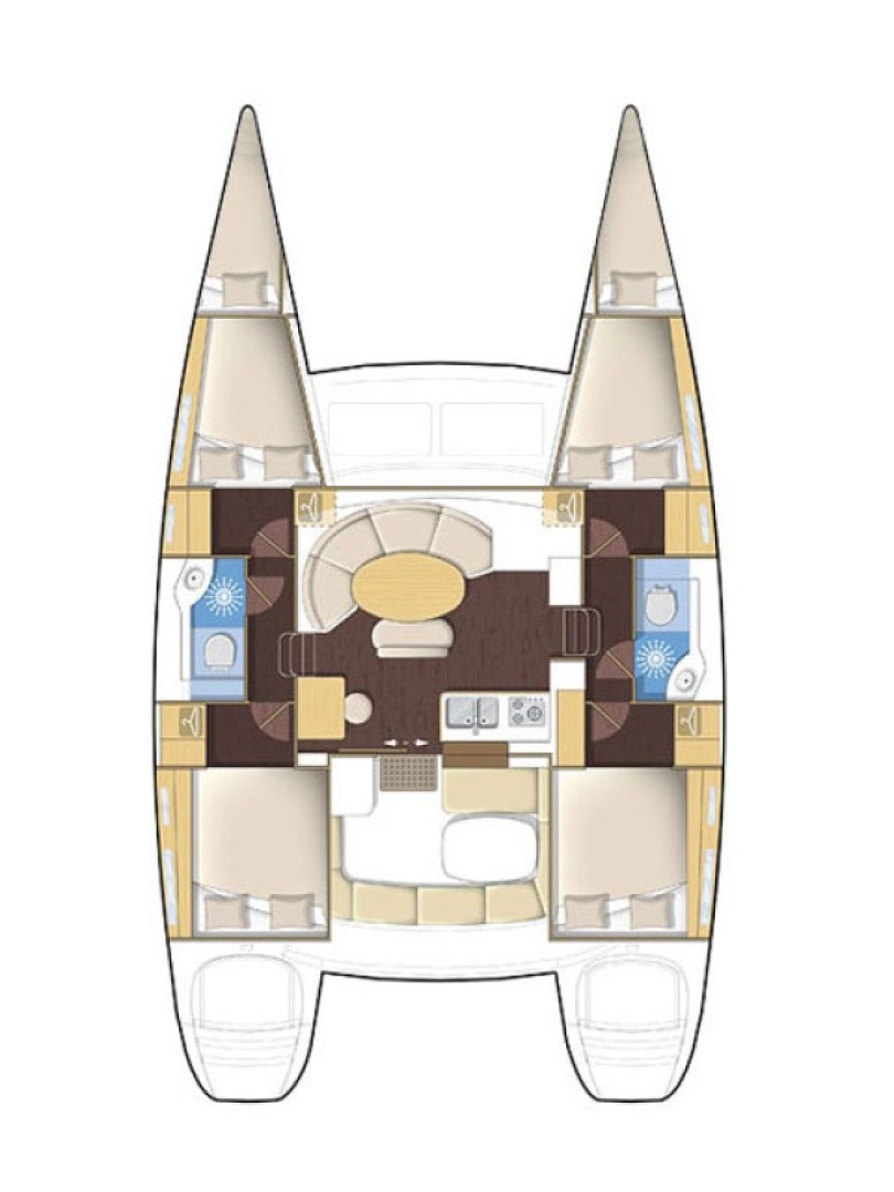 Katamarán k pronájmu v Komolac za nejlepší cenu