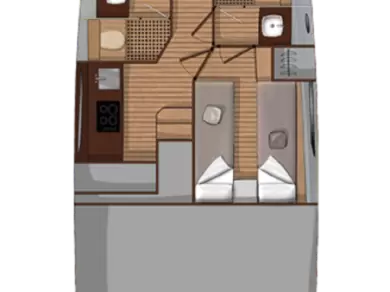 Pronajmout si Sessa Marine Sessa Fly 42 - 2 cab. v Sukošan