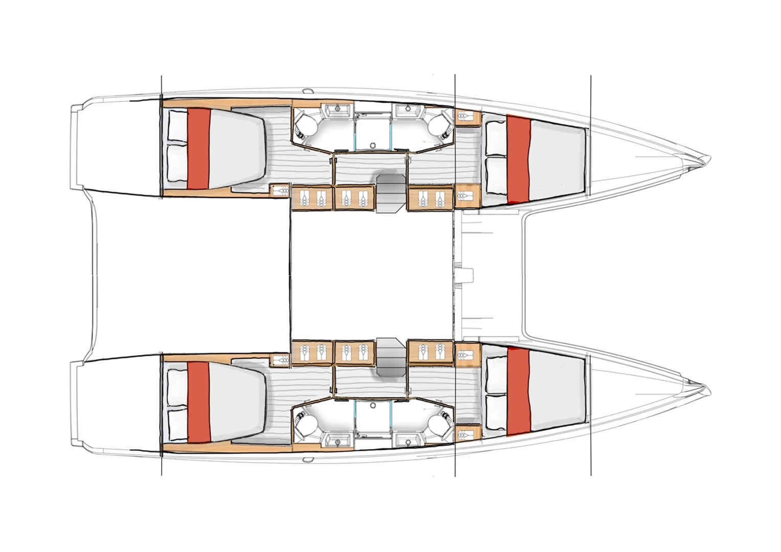 Pronájem lodi Zaton lákavé ceny Excess 13 - 4 + 1 cab.