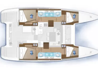 Pronájem lodi Lagoon Lagoon 40 v Kaštela na Samboatu