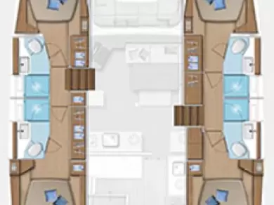 Pronájem lodi Lagoon Lagoon 46 v Gouvia na Samboatu