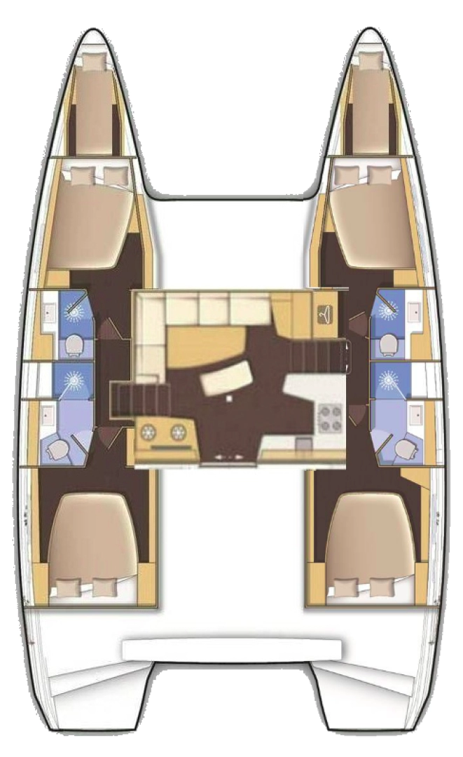 Pronájem lodi Lagoon Lagoon 42 v Nea Peramos na Samboatu