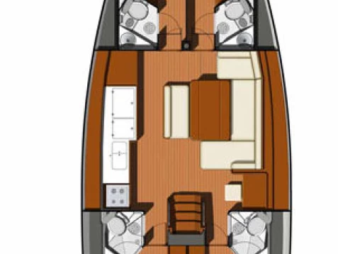 Pronajmout si Jeanneau Sun Odyssey 49i v Nea Peramos