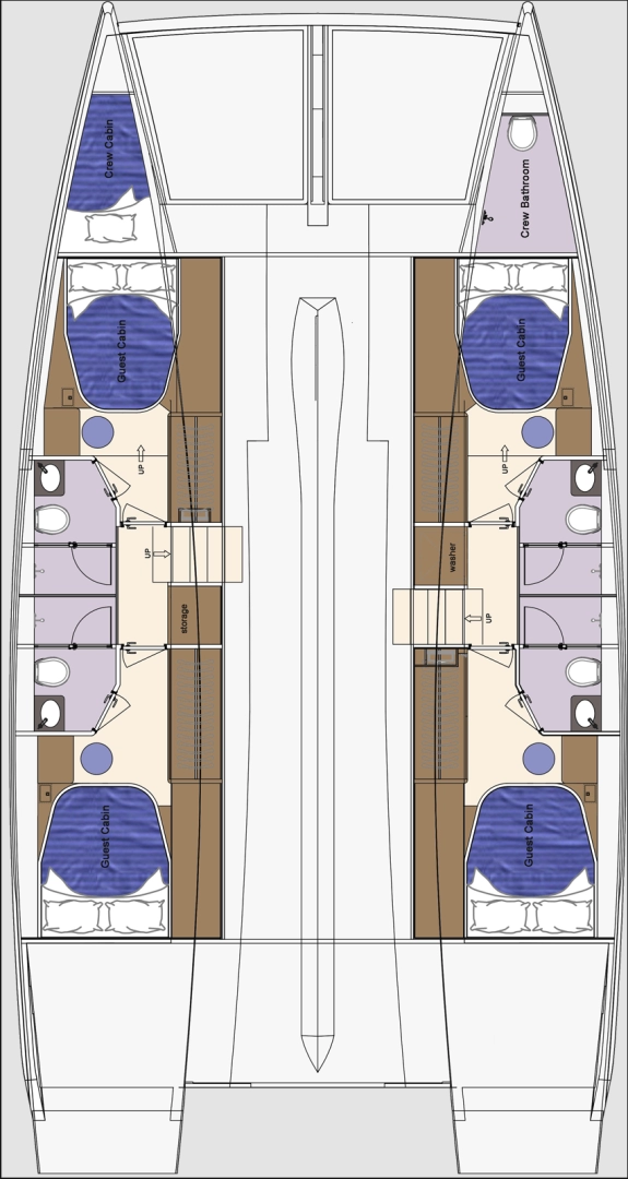 Pronajmout si HeySea Seaview 50 v Marsh Harbour