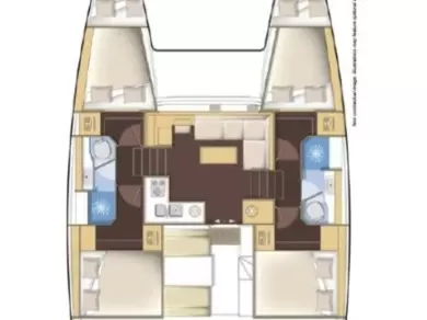 Pronájem Katamarán Lagoon s licencí