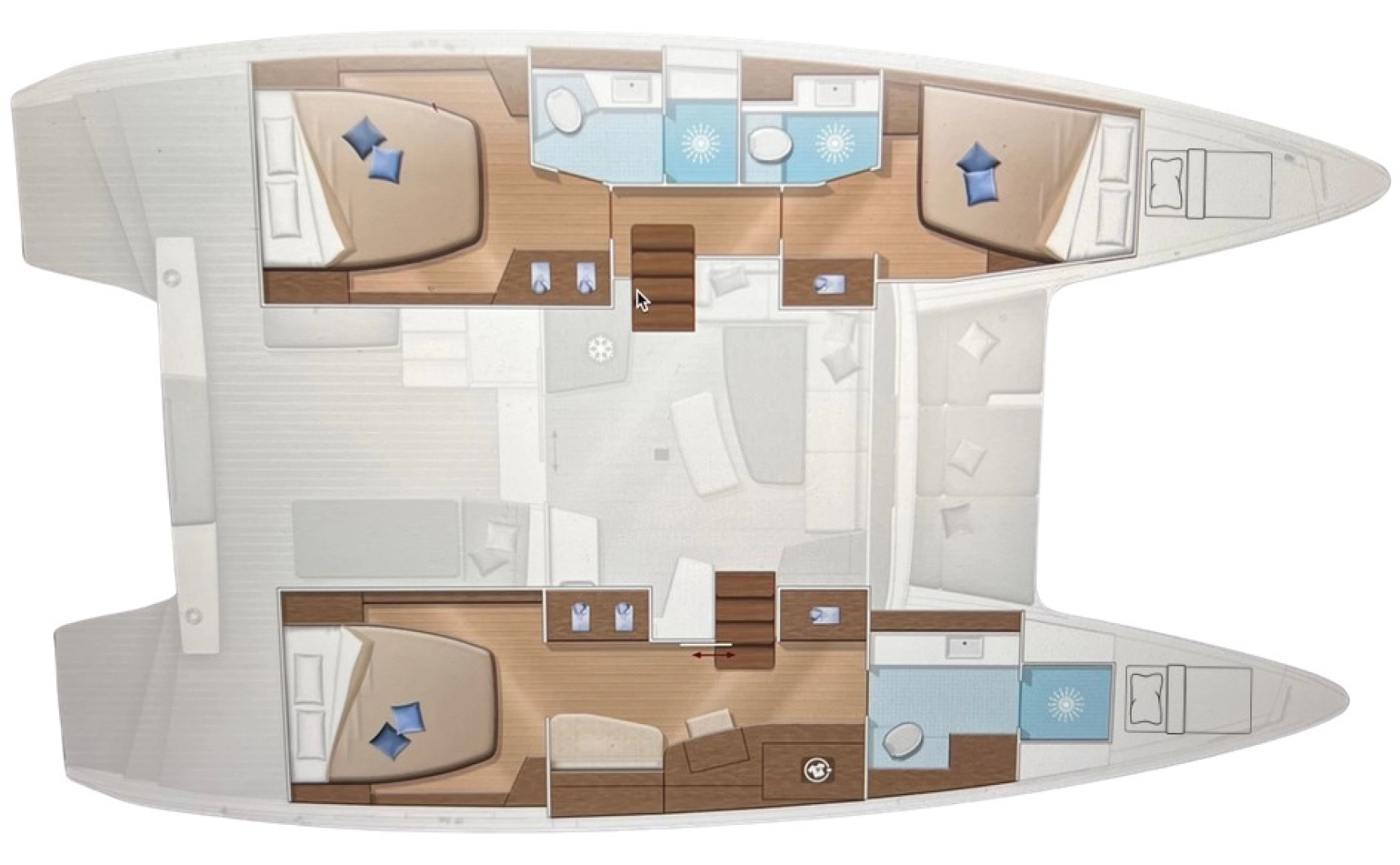 Pronajmout Katamarán se skipperem či ne Lagoon v Rogoznica