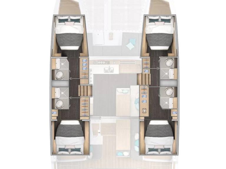 Pronajmout si Lagoon Lagoon 43 v Rogoznica