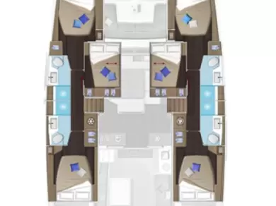 Pronájem Katamarán v El Gouna -Lagoon Lagoon 51