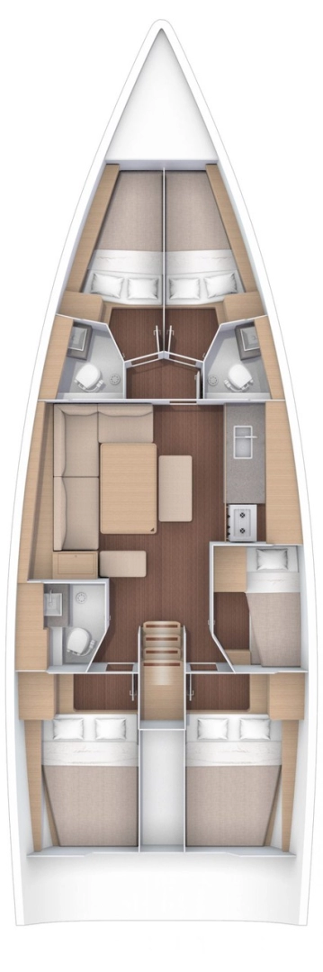 Pronájem Plachetnice v Preveza -Dufour Dufour 460 Grand Large
