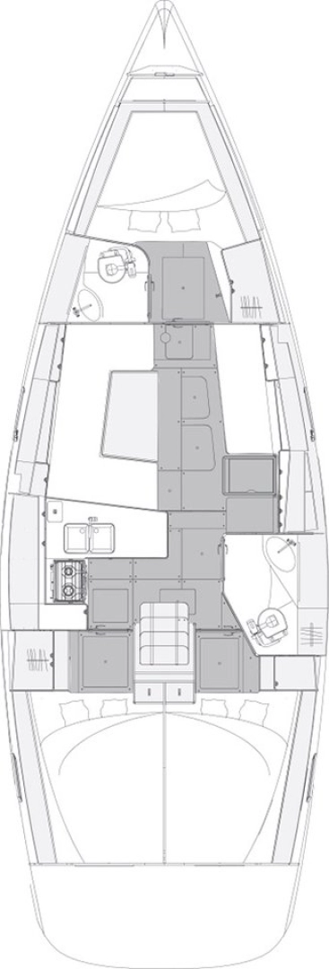 Pronájem Plachetnice v Trogir -Elan Impression 40.1