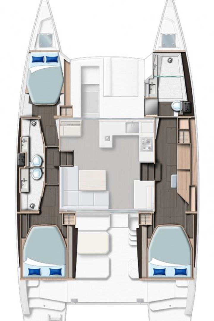 Pronájem Katamarán Leopard Catamarans / Robertson & Caine s licencí