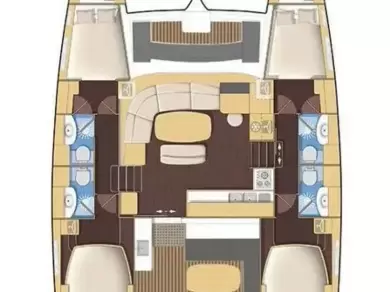 Pronajmout si Lagoon Lagoon 440 v Preveza