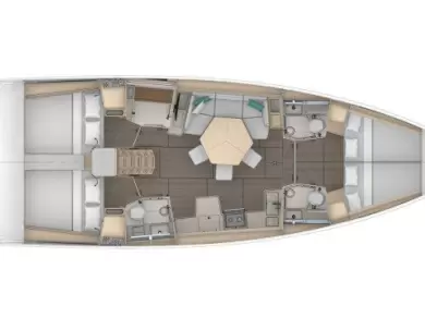 Dufour Dufour 41 jednotlivci a charterové společnosti v Procida