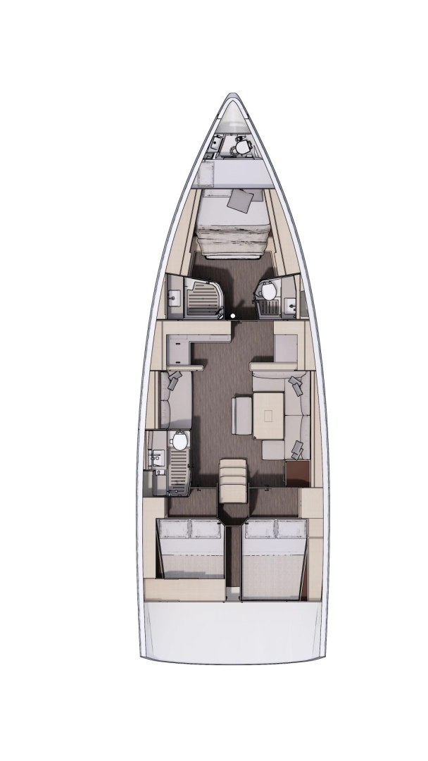 Dufour Dufour 470 jednotlivci a charterové společnosti v Cagliari