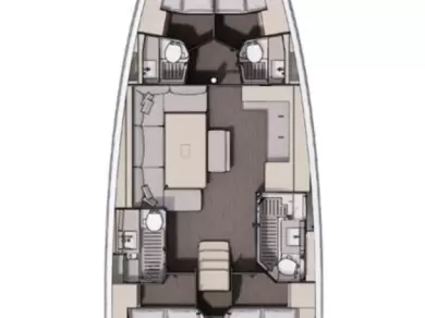 Pronájem Plachetnice v Cagliari -Dufour Dufour 470