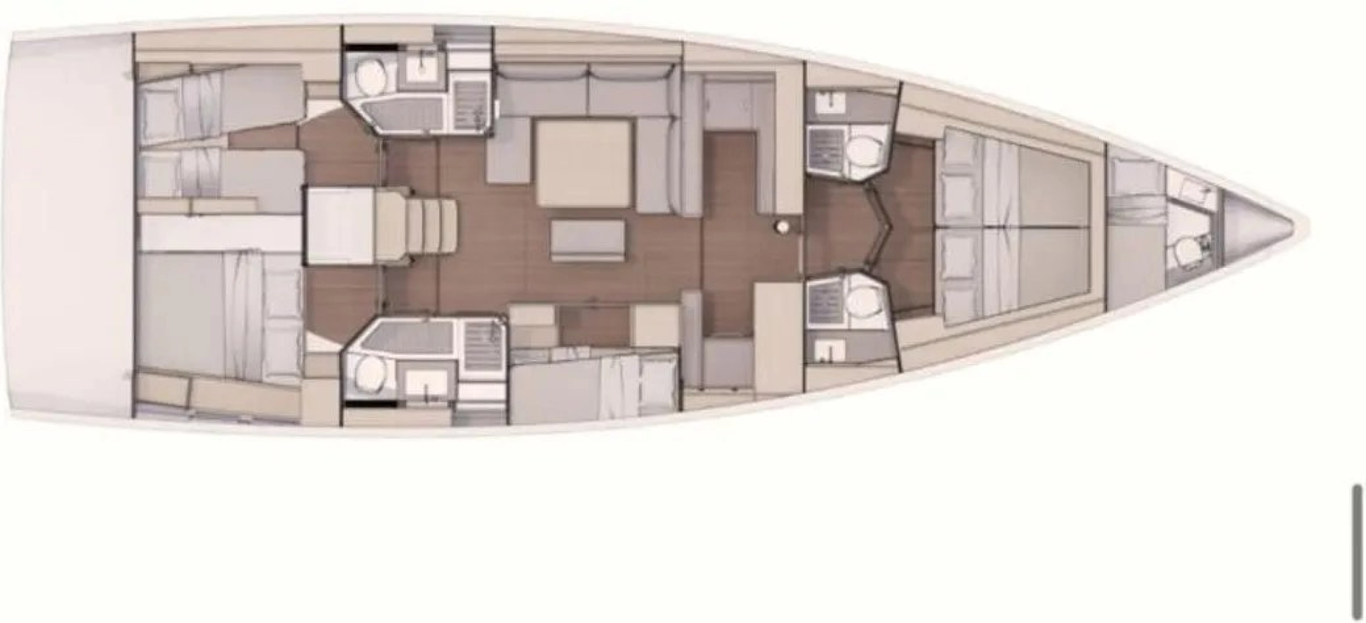 Dufour Dufour 530 jednotlivci a charterové společnosti v Procida