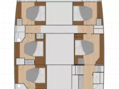 Fountaine Pajot Fountaine Pajot Samana 59 jednotlivci a charterové společnosti v Palermo