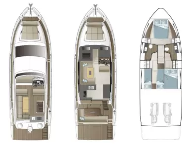 Pronájem lodi Sealine Sealine F430 v Dubrovník na Samboatu