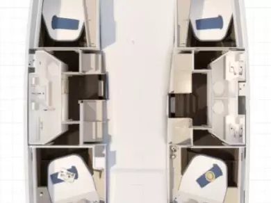 Pronájem Katamarán v Pula -Fountaine Pajot Fountaine Pajot FP 41 Quatuor 3