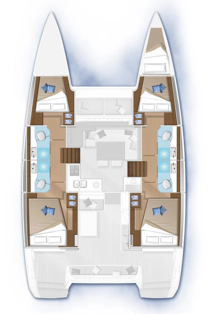 Pronájem lodi Lagoon Lagoon 40 v Golfo Aranci na Samboatu