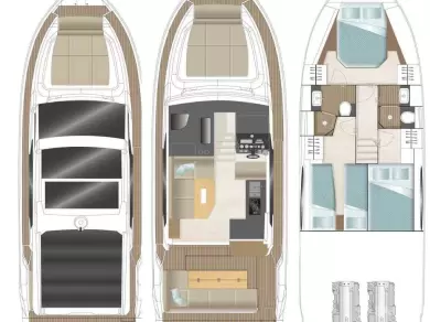 Pronajmout si Sealine Sealine C390 v Biograd Na Moru