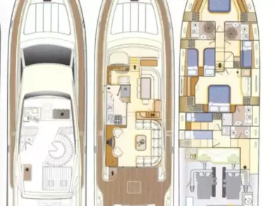 Ferretti Ferretti Yachts 68 jednotlivci a charterové společnosti v Rhodos