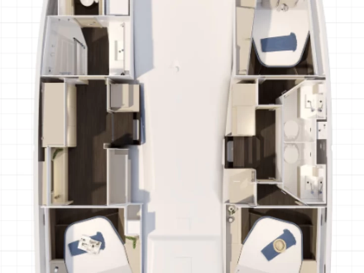 Pronájem Katamarán Fountaine Pajot s licencí