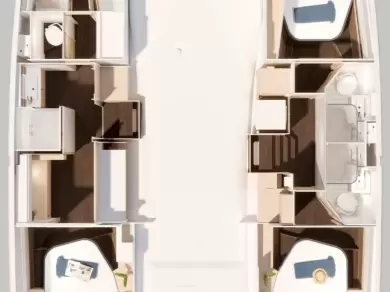 Pronájem jachty v Frenchtown -Fountaine Pajot Fountaine Pajot FP 44 Maestro - 3 cab. na Samboatu