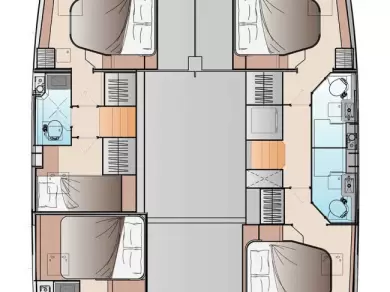 Pronájem Katamarán v Frenchtown -Fountaine Pajot Fountaine Pajot FP 48 Quintet 5