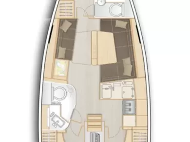 Pronajmout si Hanse Hanse 388 v Denia