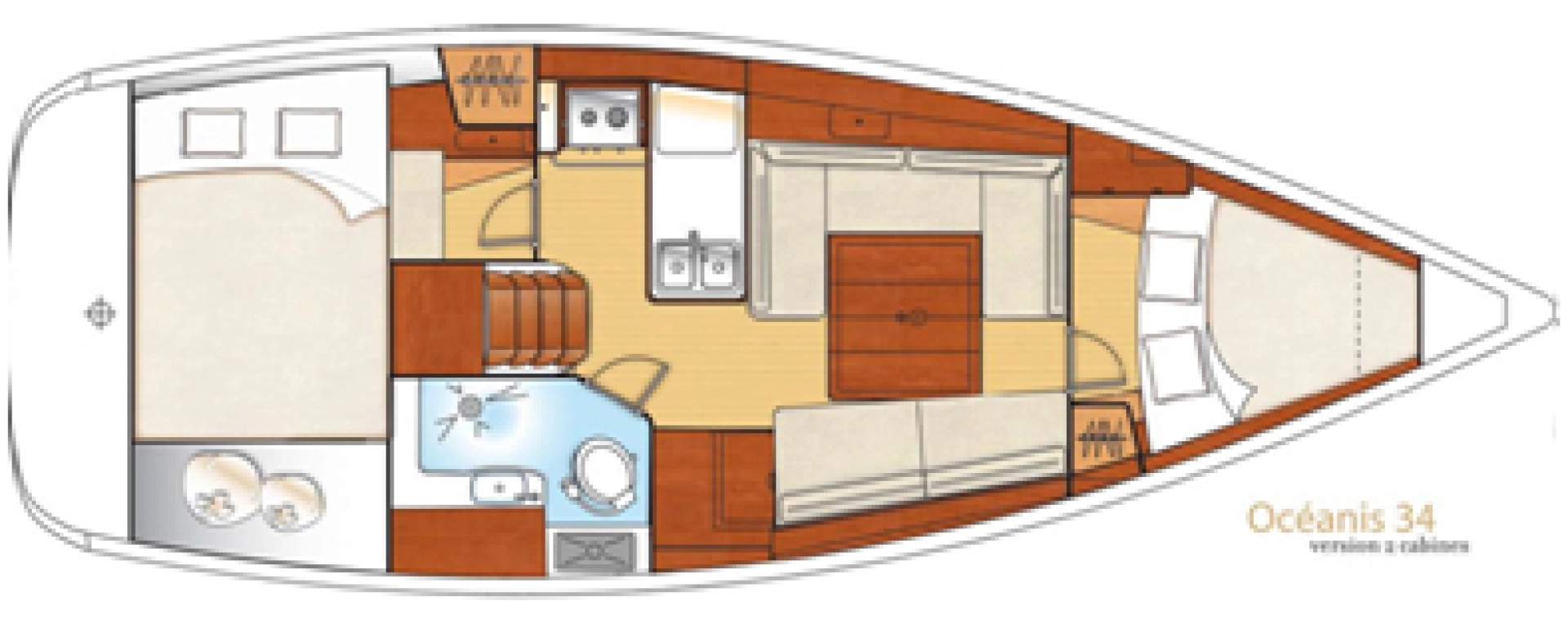 Pronájem Plachetnice v San Vincenzo -Bénéteau Oceanis 34