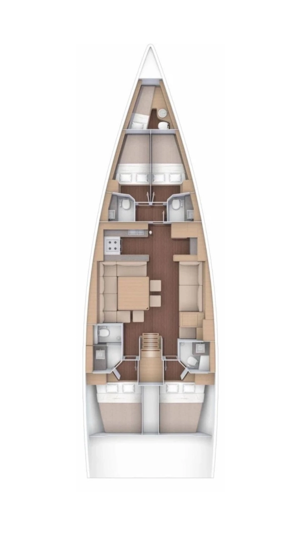 Pronajmout si Dufour Dufour 56 Exclusive v Sicilia
