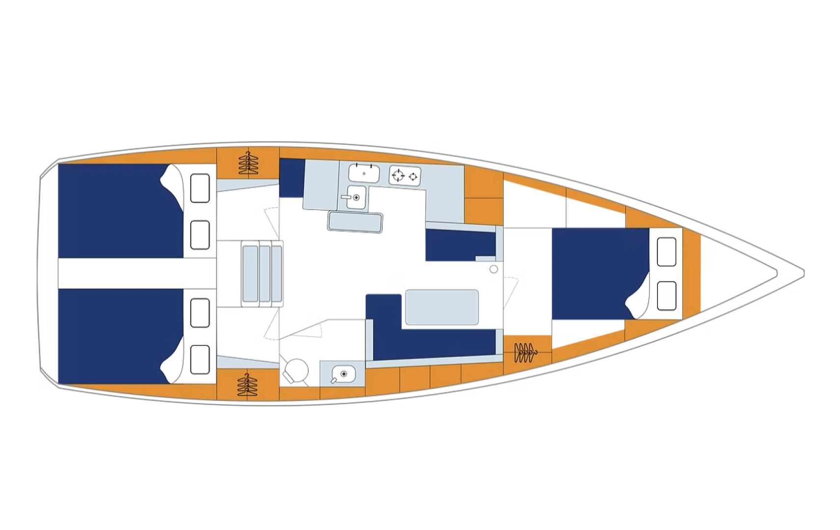Pronájem Plachetnice Jeanneau s licencí