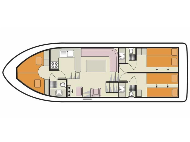 Pronájem jachty v Castelnaudary -Le Boat Crusader na Samboatu