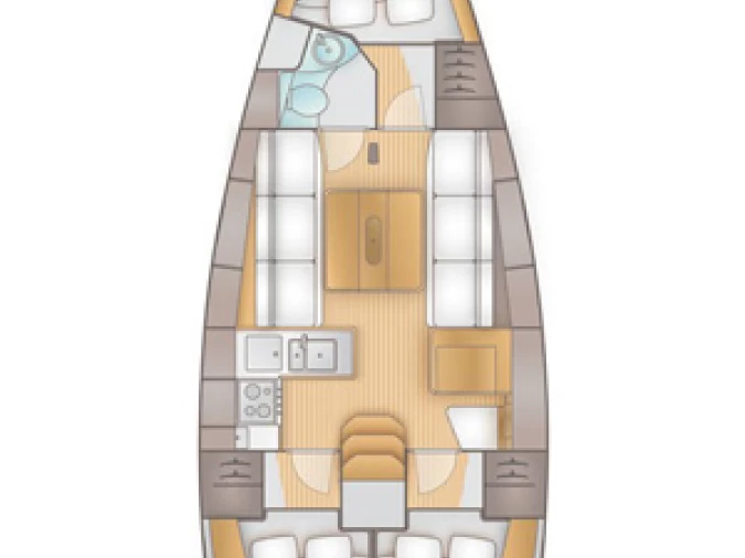 Pronájem Plachetnice v Kaštela -Salona Salona 38