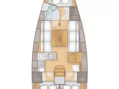 Pronájem Plachetnice v Kaštela -Salona Salona 38