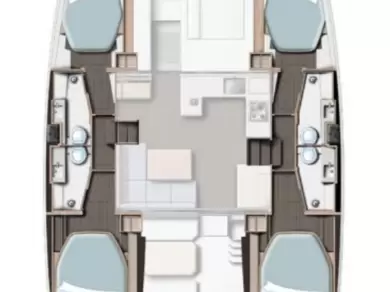 Pronájem lodi Cannigione lákavé ceny Leopard 42 - 4 cab.