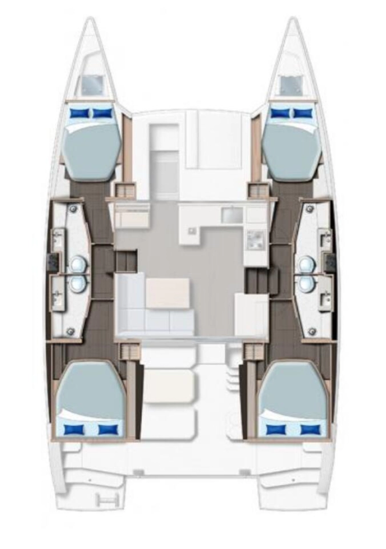 Pronájem Katamarán v Cannigione -Leopard Catamarans / Robertson & Caine Leopard 42 - 4 cab.