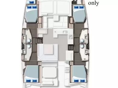 Pronájem jachty v Cannigione -Leopard Catamarans / Robertson & Caine Leopard 45 na Samboatu
