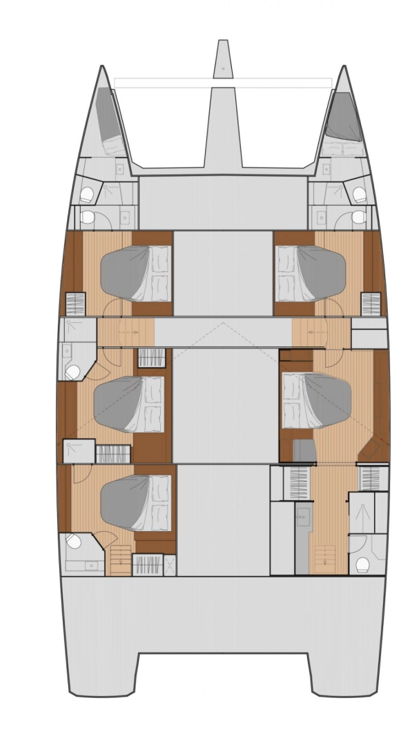 Pronájem Katamarán v Split -Fountaine Pajot Fountaine Pajot Samana 59