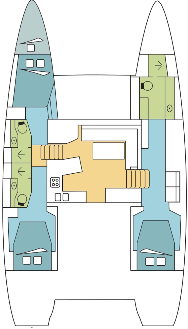 Pronájem lodi Lagoon Lagoon 450 F v Parham Town na Samboatu