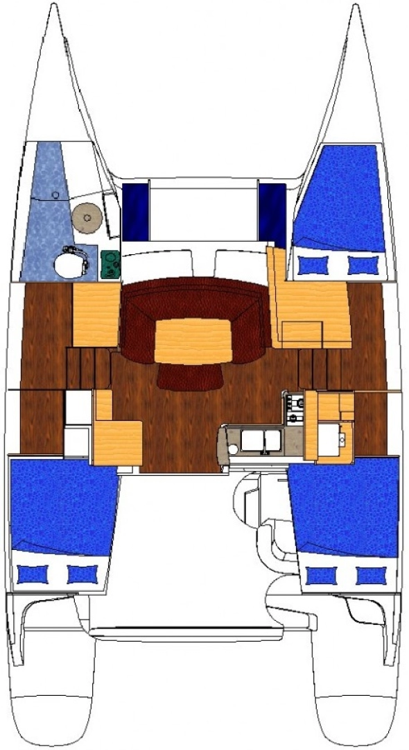 Pronájem lodi Baie Taiohae lákavé ceny Mahe 36 Evolution
