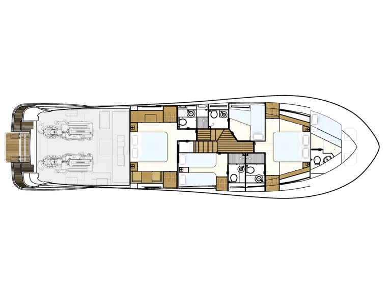 Pronájem jachty v Split -Monachus Monachus 70 Fly na Samboatu
