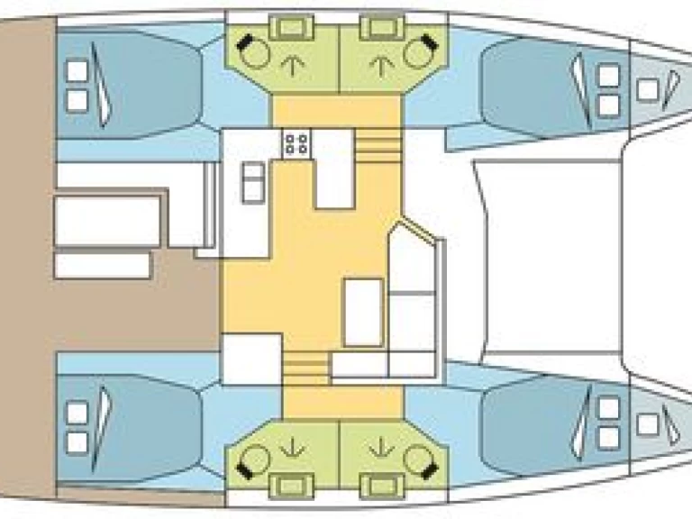 Fountaine Pajot Astrea 42 jednotlivci a charterové společnosti v Palermo