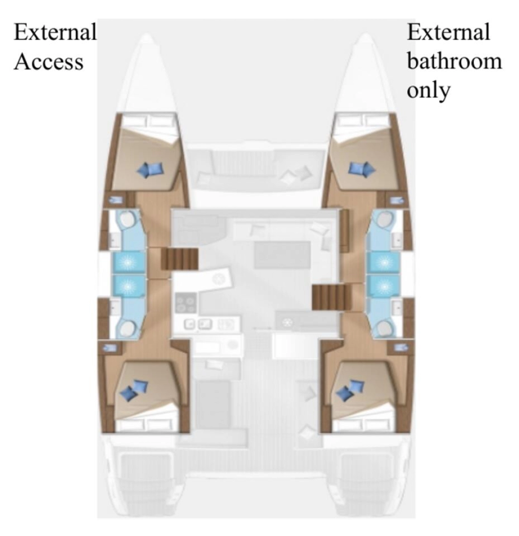 Pronájem lodi Furnari lákavé ceny Lagoon 46