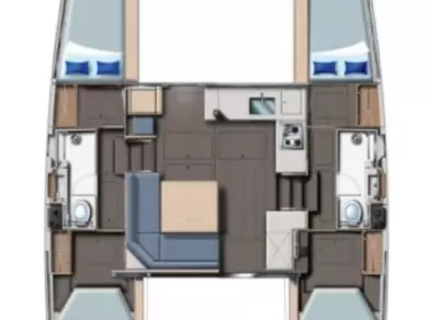 Pronájem Katamarán v Furnari -Leopard Catamarans / Robertson & Caine Leopard 40