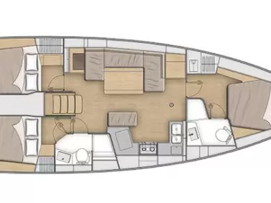 Pronajmout Plachetnice se skipperem či ne Bénéteau v Trogir